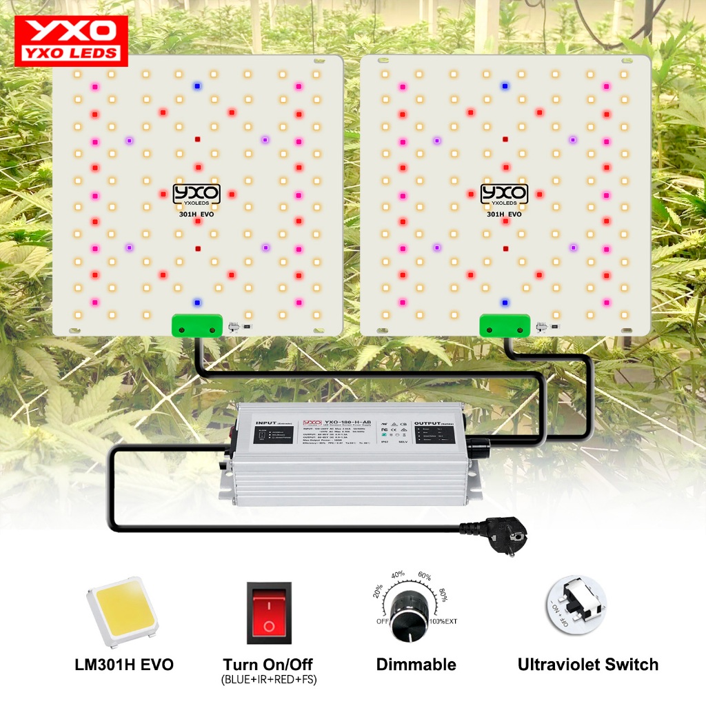 SamsungLM301H EVO ไฟปลูกต้นไม้ 65W 85W 120W 180W UV IR ปรับความสว่างได้ ไฟปลูกพืช ไฟปลูก สำหรับแสงพืชเรือนกระจก
