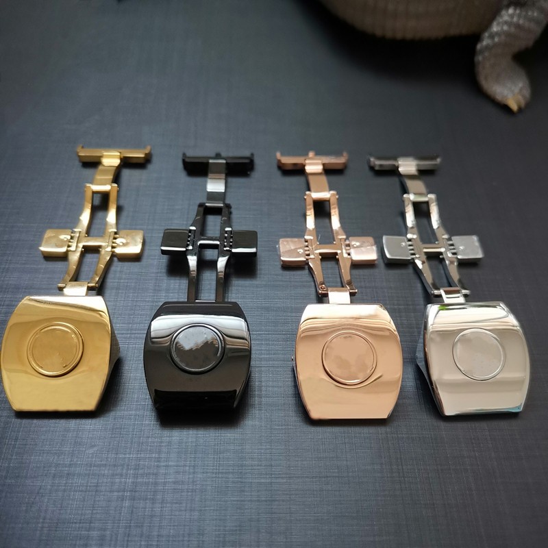 ทดแทน FM frank muller franck muller สายนาฬิกาหนังแท้ผู้ชาย frank muller V45 ซิลิโคนไนลอนสีดําสร้อยข้