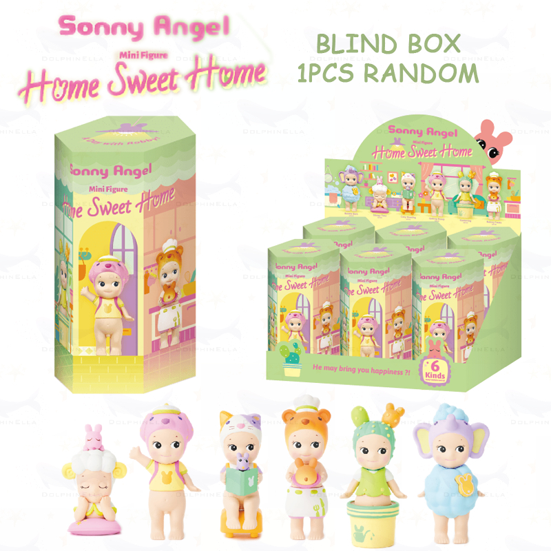 1 ชิ้นสุ่ม Sonny Angel มินิฟิกเกอร์ Home Sweet Home Series ไดโนเสาร์น่ารัก ตกแต่งเดสก์ท็อปน่ารัก