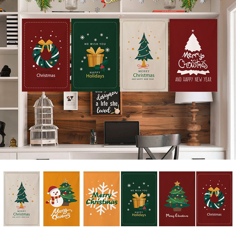 พรมแขวนผนัง ลายต้นคริสต์มาส สําหรับตกแต่งบ้าน ห้องนอน - รูปที่ 6