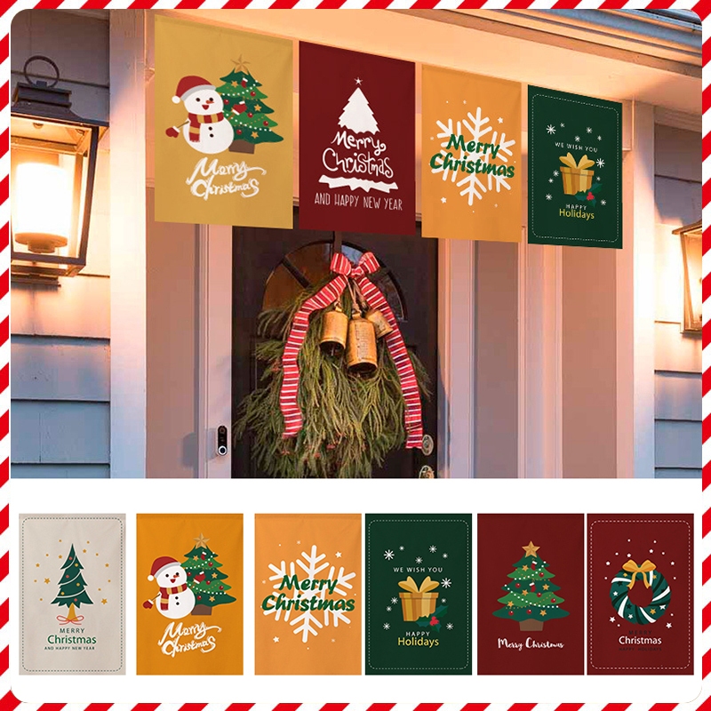 พรมแขวนผนัง ลายต้นคริสต์มาส สําหรับตกแต่งบ้าน ห้องนอน