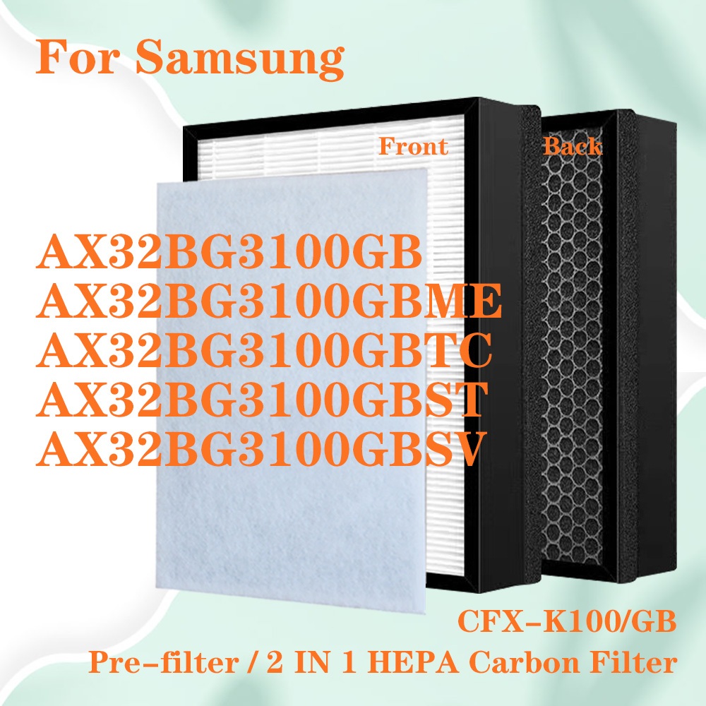 สําหรับ Samsung เครื่องฟอกอากาศ CFX-K100/GB AX32BG3100GB AX32BG3100GBME AX32BG3100GBTC AX32BG3100GBS