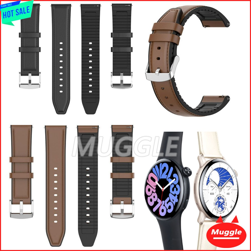 Vivo Watch 3 สายนาฬิกาซิลิโคนหนังแท้ สายนาฬิกา mido สายรัดข้อมือ Asteroid Black Moonlight White vivo Watch 3 สาย สายนาฬิกาซิลิโคนหนังแท้ Vivo Watch 3 สายนาฬิกา