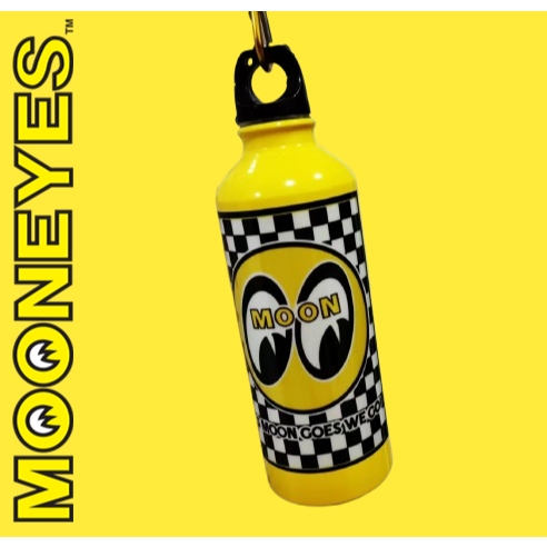 Mooneyes อลูมิเนียม 500ml JDM ขวดจัดแต่งทรงผมรถฉนวนกันความร้อนถ้วยกีฬาสไตล์ขวดถ้วยน้ํา