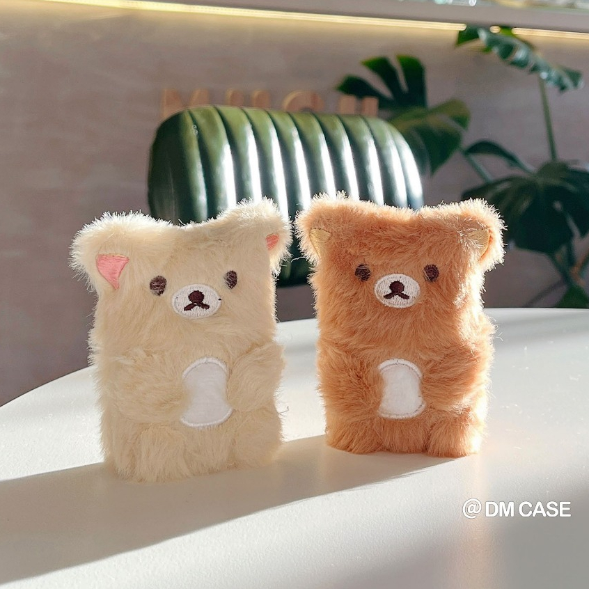Air Pods สามมิติ Plush Rilakkuma หูฟังกระเป๋าเหมาะสําหรับใหม่ 4th Generation apple airpods PRO 2 เคสป้องกัน Airpods3 รุ่น Plush เคสป้องกัน Niche ยอดนิยม apple หูฟังไร้สายบลูทูธ Creative