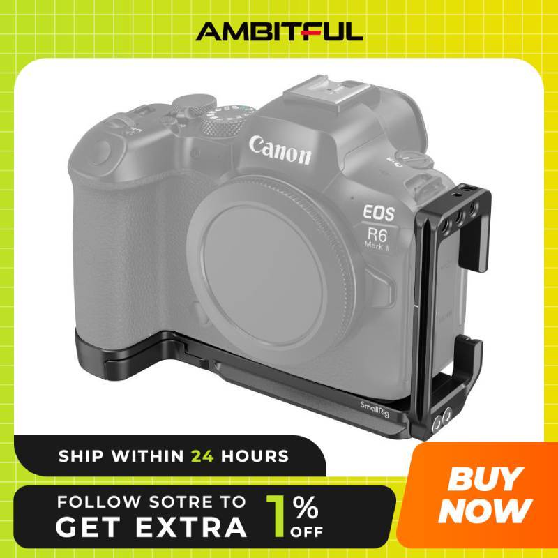 Smallrig Canon EOS R6 Mark II / EOS R5 / EOS R5 C / EOS R6 แผ่นแนวตั้งรูปตัว L 4160