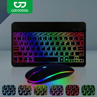 GOOJODOQ ไทยแลนด์สปอต คีย์บอร์ดและเมาส์ Bluetooth ไร้สายแบบ …