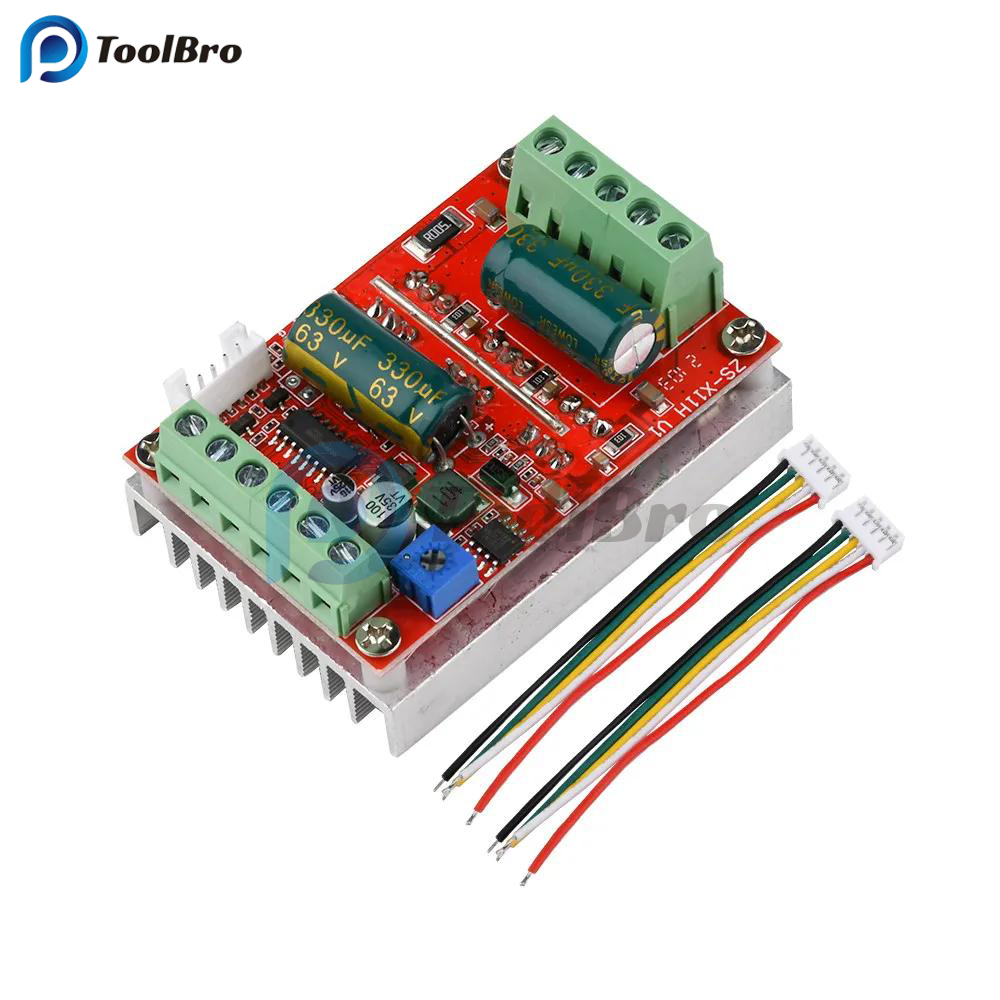 Dc 6-60V 400W BLDC สามเฟส DC Brushless มอเตอร์ Controller PWM Hall มอเตอร์ควบคุมไดร์เวอร์ 12V 24V 48