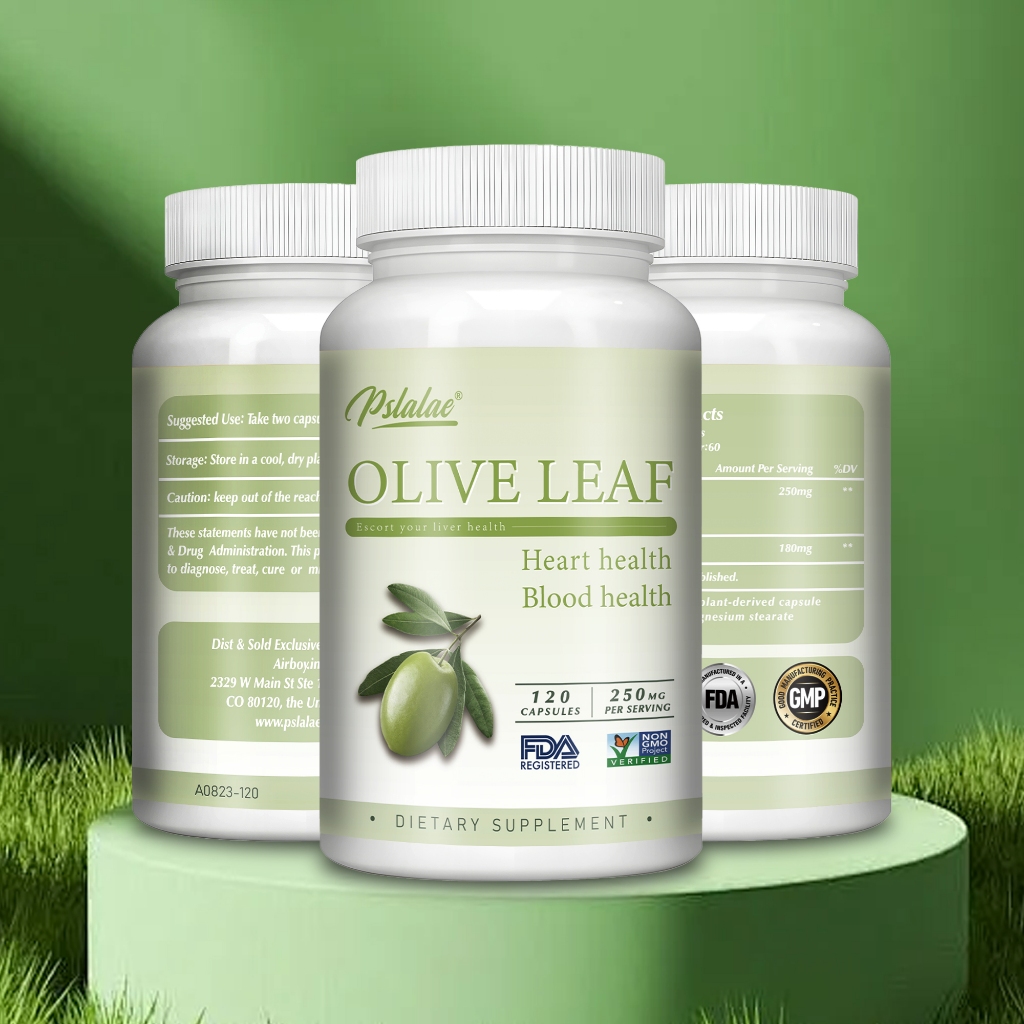 Olive Leaf - ระบบภูมิคุ้มกัน สารเสริมด้วยสารสกัดจากใบมะกอกและ Oleuropein,ระดับคอเลสเตอรอลสมดุล, บรรเทาความรู้สึกไม่สบายหัวใจและเพิ่มความต้านทาน
