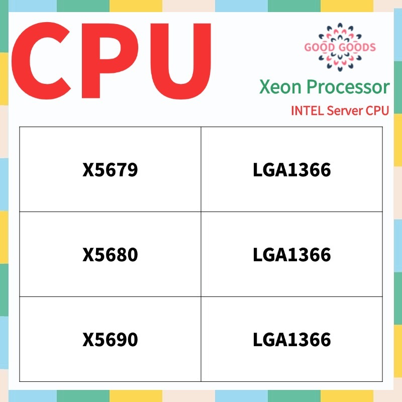 X5679 X5680 X5690 INTEL Xeon โปรเซสเซอร์ CPU LGA1366