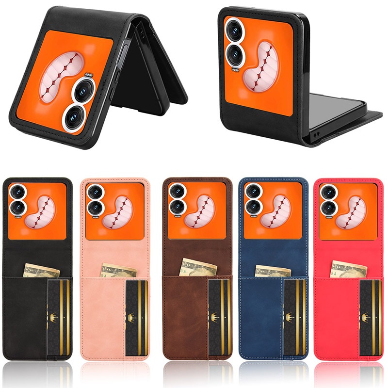 Infinixzeroflipปลอกสําหรับinfinix Zero Flip Half Split Body Retro Multi Cardกันกระแทกโทรศัพท์มือถือกรณีฝาครอบ