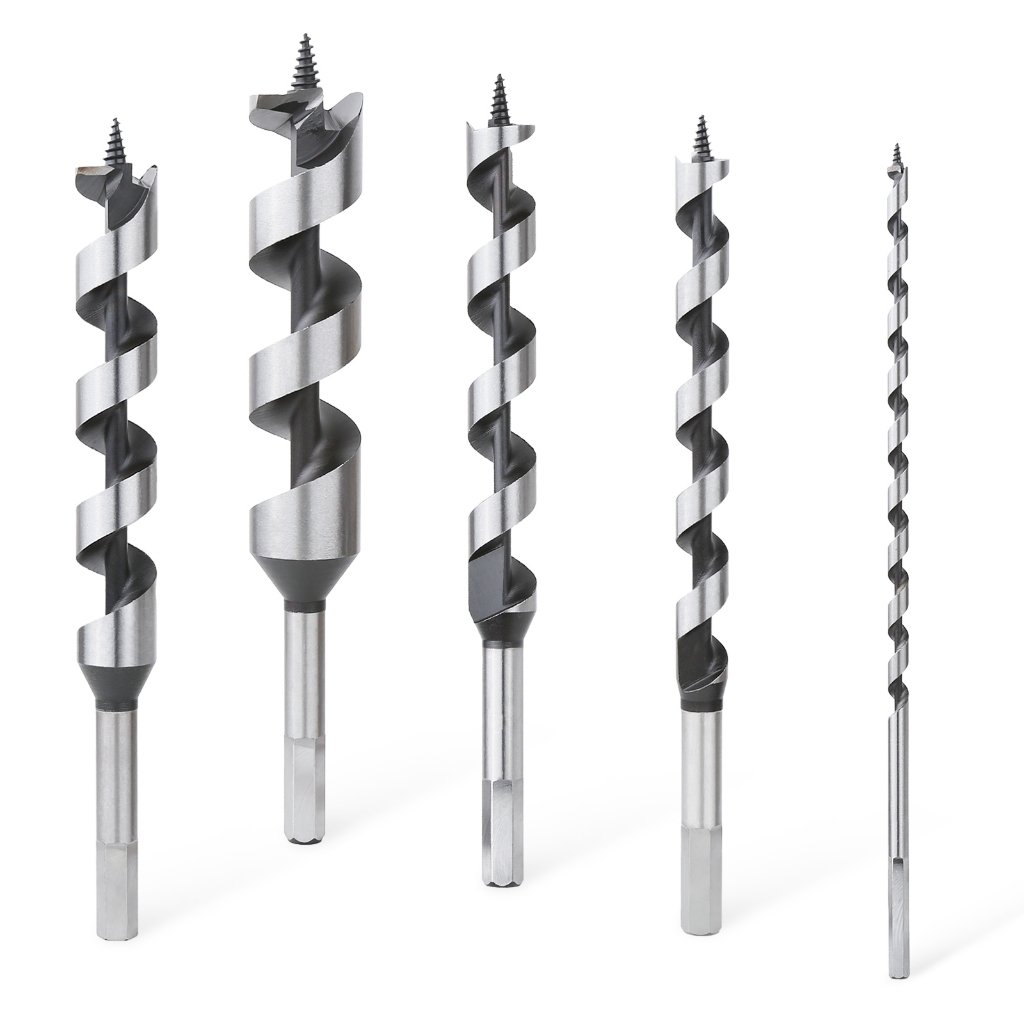 Versery 1PC 6-40 มม.เหล็กคาร์บอน 230 มม.งานไม้เรือ Auger เจาะ Bit Hole Saw Hex Shank สําหรับไม้อ่อนพลาสติก PVC