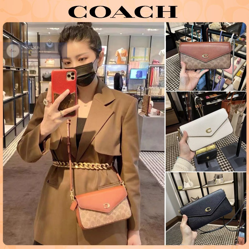 พร้อมส่ง แท้ % Coac h C8439 C8442 C8749 แฟชั่นสไตล์คลาสสิกผู้หญิงกระเป๋า/กระเป๋าสะพาย/กระเป๋าสามในหนึ่งเดียวของผู้หญิง