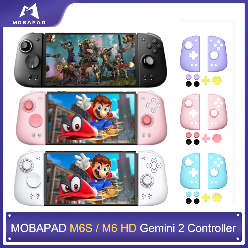 Mobapad M6 HD M6s Controller สําหรับ Nintendo SWITCH 2/Nintendo SWITCH OLED NFC จอยสติ๊ก Hall Effect Controller HD การสั่นสะเทือน Joy Con