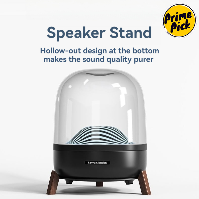 Primepick Harmankardon ขาตั้งฐานไม้สําหรับ Aura Studio/SoundSticks/Allure Essential ขาตั้งเสียงกันลื่น
