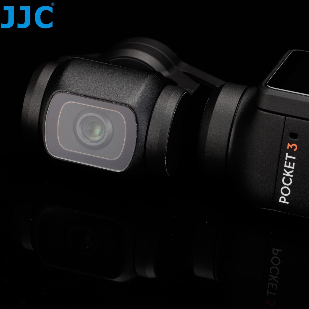 JJC ฟิล์มกระจกนิรภัยกันรอยหน้าจอ (2 ชิ้น) สําหรับกล้อง DJI Osmo Pocket 3
