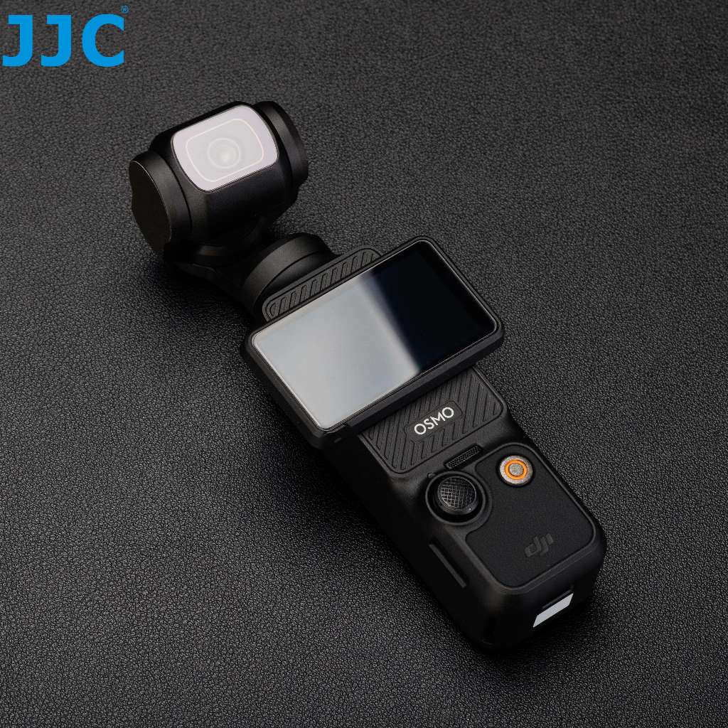 JJC ฟิล์มกระจกนิรภัยกันรอยหน้าจอ (2 ชิ้น) สําหรับกล้อง DJI Osmo Pocket 3