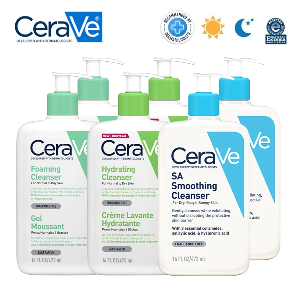 CERAVE Lotion / Hydrating / Foaming Cleanser เซราวี โลชั่น ไฮเดรติ้ง โฟมมิ่ง เฟเชี่ยล คลีนเซอร์ ขนาด 236 มล.
