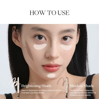 Joocyee ปากกาคอนทัวร์และไฮไลท์ Natural Brightening Smooth ติดทนนาน