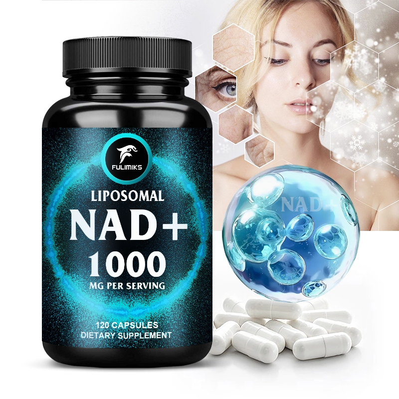 อาหารเสริม Liposomal NAD+ ขนาด 1000 มก. การดูดซึมที่เพิ่มขึ้น เพิ่ม NAD+ การป้องกันอายุ พลังงาน ซ่อมการเผาผลาญ