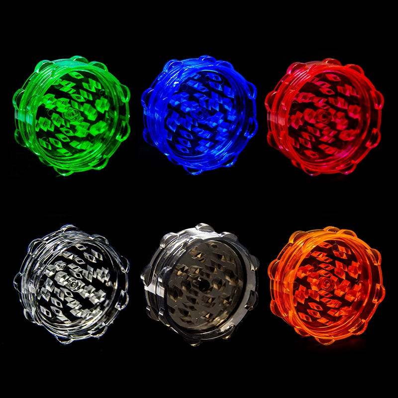 เครื่องบดสมุนไพร 65*24มม เครื่องบดพลาสติก 2 ชั้น