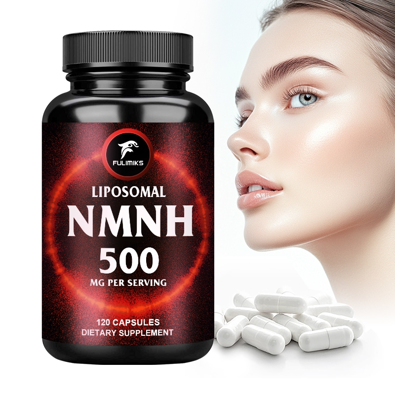 Fulimiks Liposomal NMNH 500mg Pills (Dihydronicotinamide Mononucleotide) อาหารเสริม NAD สําหรับต่อต้านริ้วรอย พลังงาน ภูมิคุ้มกัน โฟกัส - 120 แคปซูล