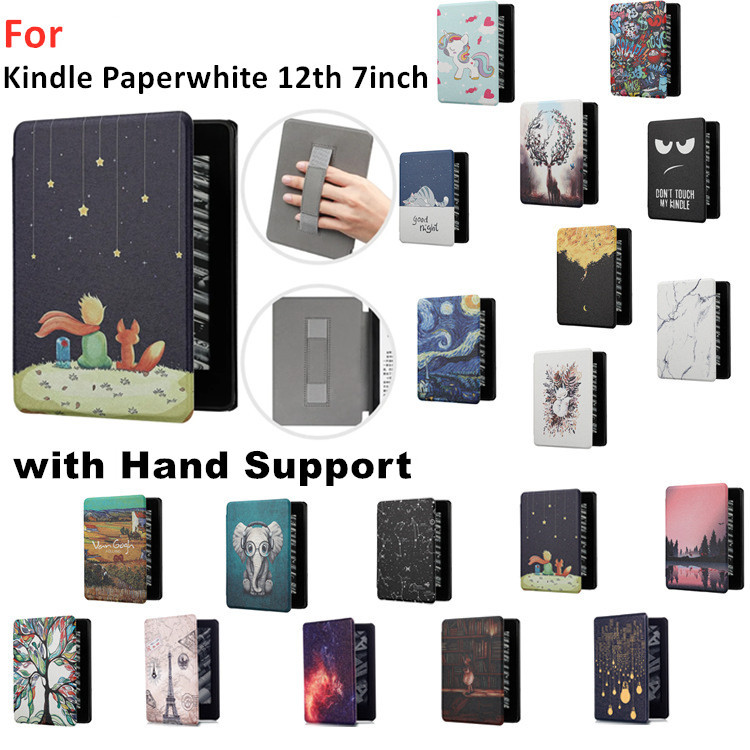 สําหรับ Kindle Paperwhite 12th Generation กรณี 2024Colorsoft กรณี 7 นิ้ว eReader ฝาครอบ TPU เกราะป้องกันพร้อมมือสนับสนุน Auto Wake/Sleep