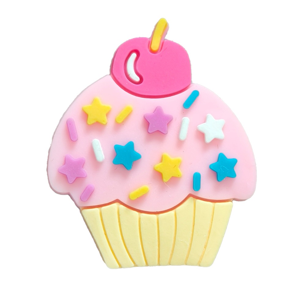 การ์ตูน Jibbitz 1pcs Candy Donut Crocs รองเท้า charms PVC อุปกรณ์เสริมสวนรองเท้าตกแต่ง DIY ที่ถอดออกได้รองเท้าหัวเข็มขัดเด็ก X-mas ของขวัญ
