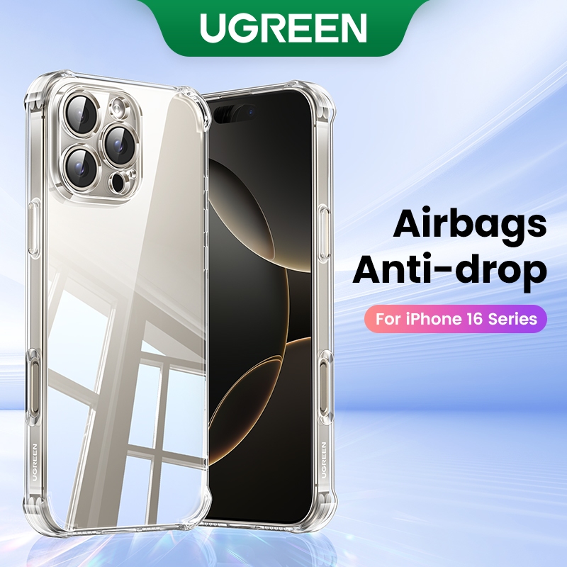 Ugreen เคส iPhone สําหรับ iPhone 16 Pro Max เคสกันกระแทกแบบใสแบบใสเคสใสเคสโทรศัพท์