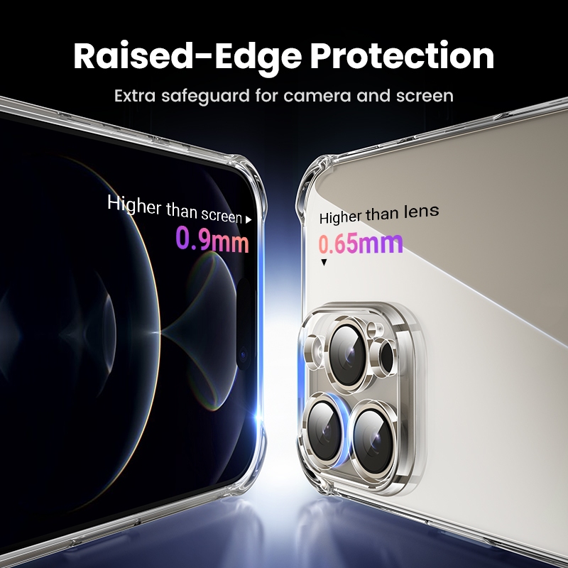 Ugreen เคส iPhone สําหรับ iPhone 16 Pro Max เคสกันกระแทกแบบใสแบบใสเคสใสเคสโทรศัพท์ ราคา ถูกที่สุด ดีลบีเคเค แกลเลอรีภาพที่ 4