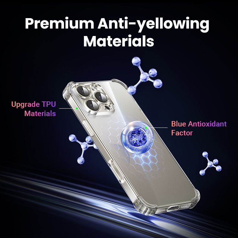 Ugreen เคส iPhone สําหรับ iPhone 16 Pro Max เคสกันกระแทกแบบใสแบบใสเคสใสเคสโทรศัพท์ ราคา ถูกที่สุด ดีลบีเคเค แกลเลอรีภาพที่ 7