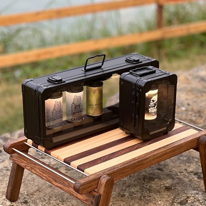 ตั้งแคมป์กลางแจ้ง 38explore กล่องไฟบรรยากาศโปร่งใส 38 ไฟกล่องเก็บประณีต Camping 38 ไฟสไตล์เดียวกันโค