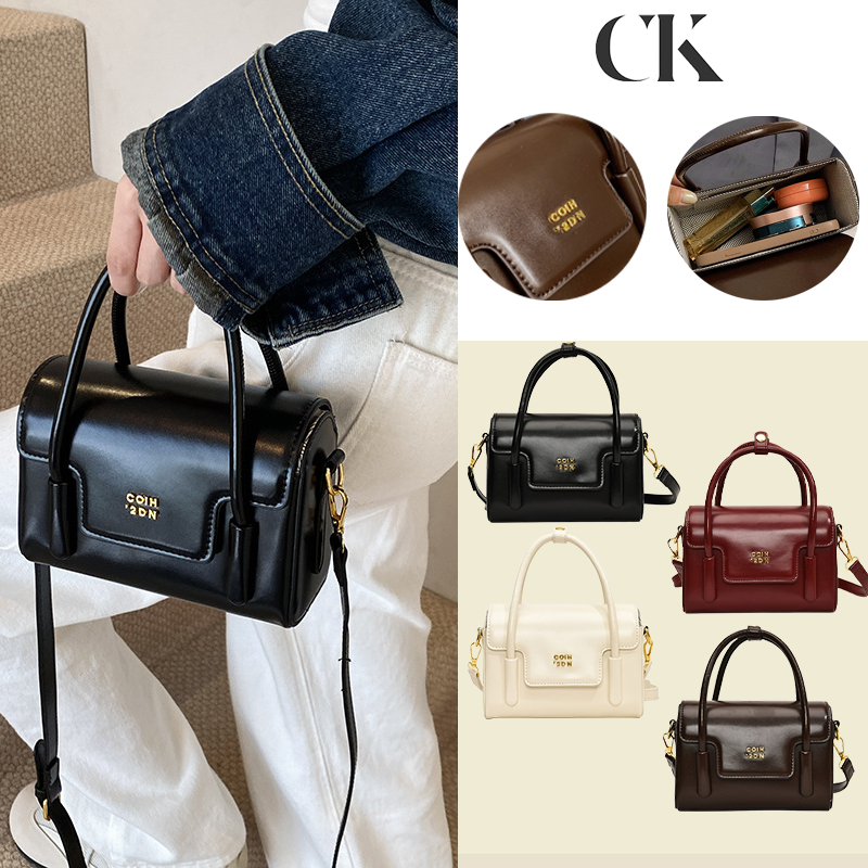 CINVAI&KROZE พรีเมี่ยมเรียบง่ายกระเป๋าถือแฟชั่นเนื้อไหล่messengerกระเป๋าสี่เหลี่ยมเล็ก