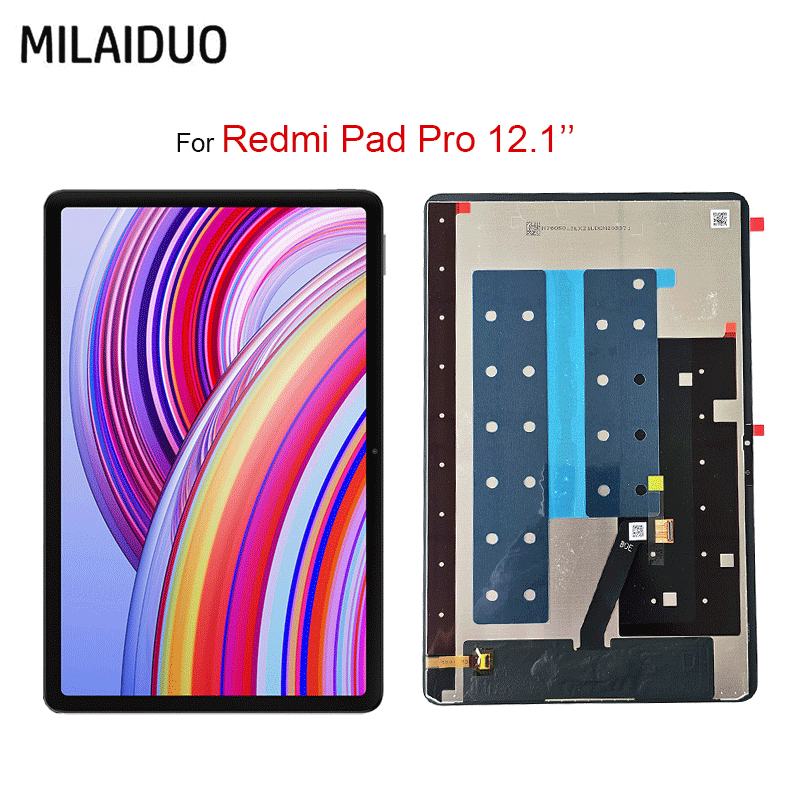 จอแสดงผล LCD สําหรับ Redmi Pad Pro 24074RPD2G/Redmi Pad Pro 5G 12.1 นิ้วจอแสดงผล LCD Touch Screen Di