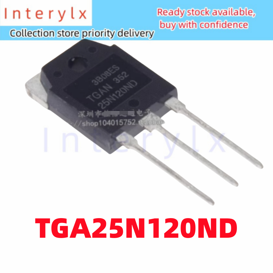 1 ชิ้น/ล็อตใหม่เอี่ยม 25N120 TGAN25N120ND TGA25N120ND In-Line TGA25N120 25A 1200V เตาแม่เหล็กไฟฟ้า I