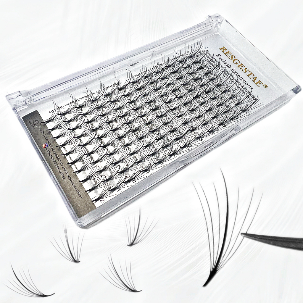 7D Fairy ขนตาปลอม 0.07mm ขนตาดอกขนาดใหญ่ - รูปที่ 5