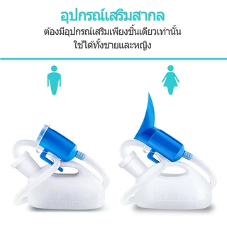 【UniHey】กระบอกฉี่ โถปัสสาวะพกพา กระบอกปัสสาวะ ชายพลาสติก 2,000ml กระโถนปัสสาวะ กรวย Urinal ใช้ซ้ําได้ คนแก่/ผู้ชาย/หญิง