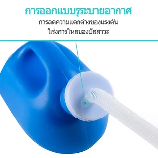 【UniHey】กระบอกฉี่ โถปัสสาวะพกพา กระบอกปัสสาวะ ชายพลาสติก 2,000ml กระโถนปัสสาวะ กรวย Urinal ใช้ซ้ําได้ คนแก่/ผู้ชาย/หญิง