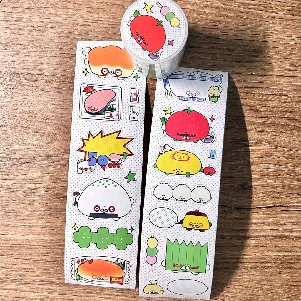 2m Writable สติกเกอร์ม้วนน่ารักคู่มือวัสดุ diy - รูปที่ 7