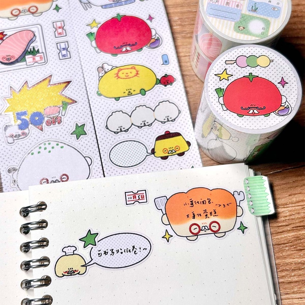 2m Writable สติกเกอร์ม้วนน่ารักคู่มือวัสดุ diy - รูปที่ 6