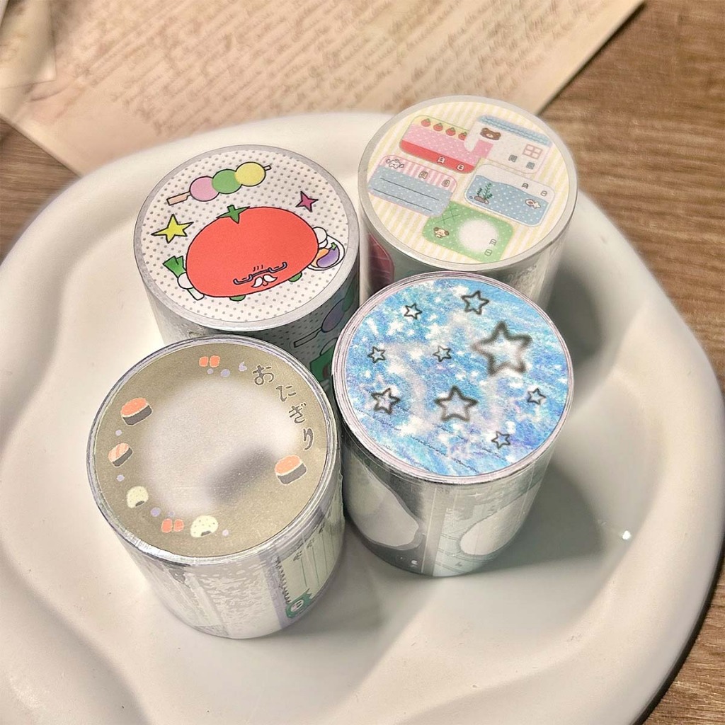 2m Writable สติกเกอร์ม้วนน่ารักคู่มือวัสดุ diy - รูปที่ 5