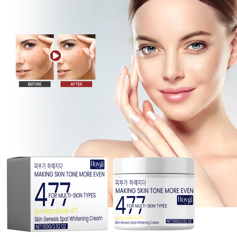 ครีมโคจิก477 สูตรเข้มข้น มีสารป้องกันแสงแดดนาโนไวท์ บำรุงผิวกาย ครีม 477 100g