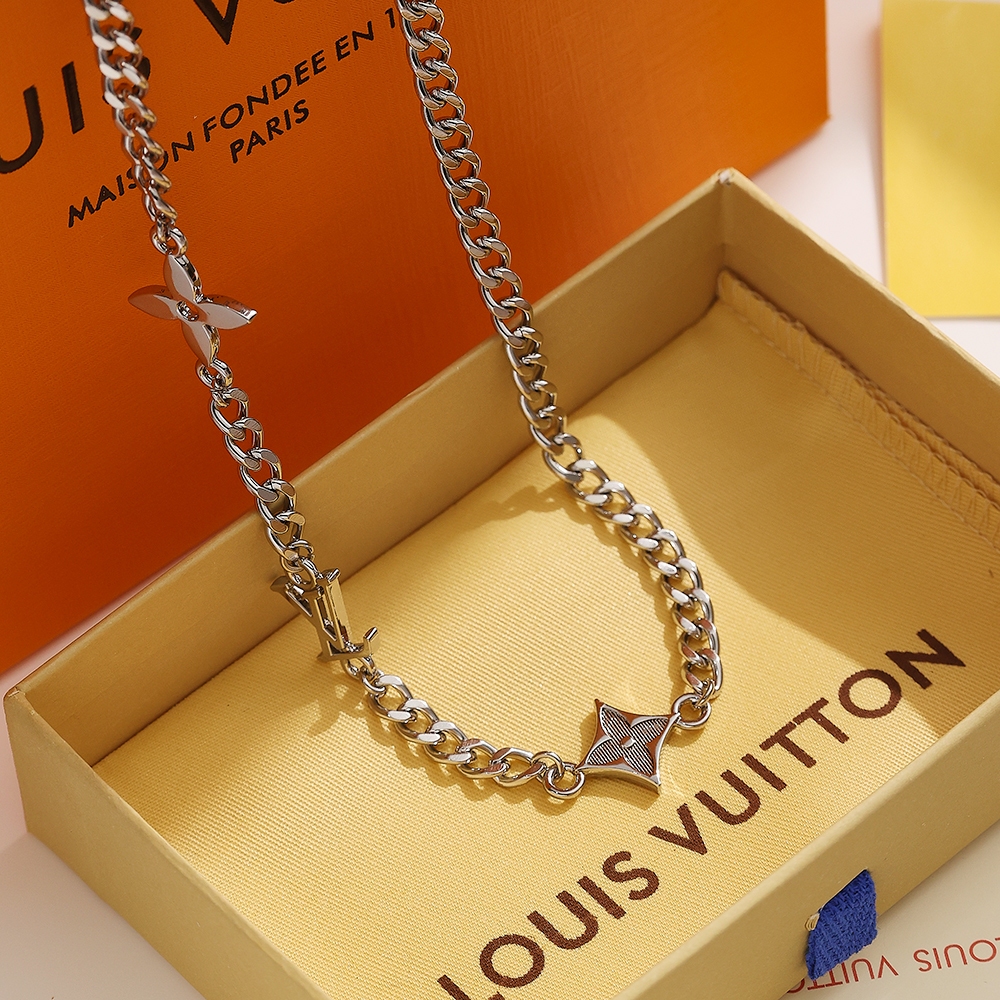 2025 ใหม่ VL THREE FLOWERS SILVER BRACELETS/NECKLACE