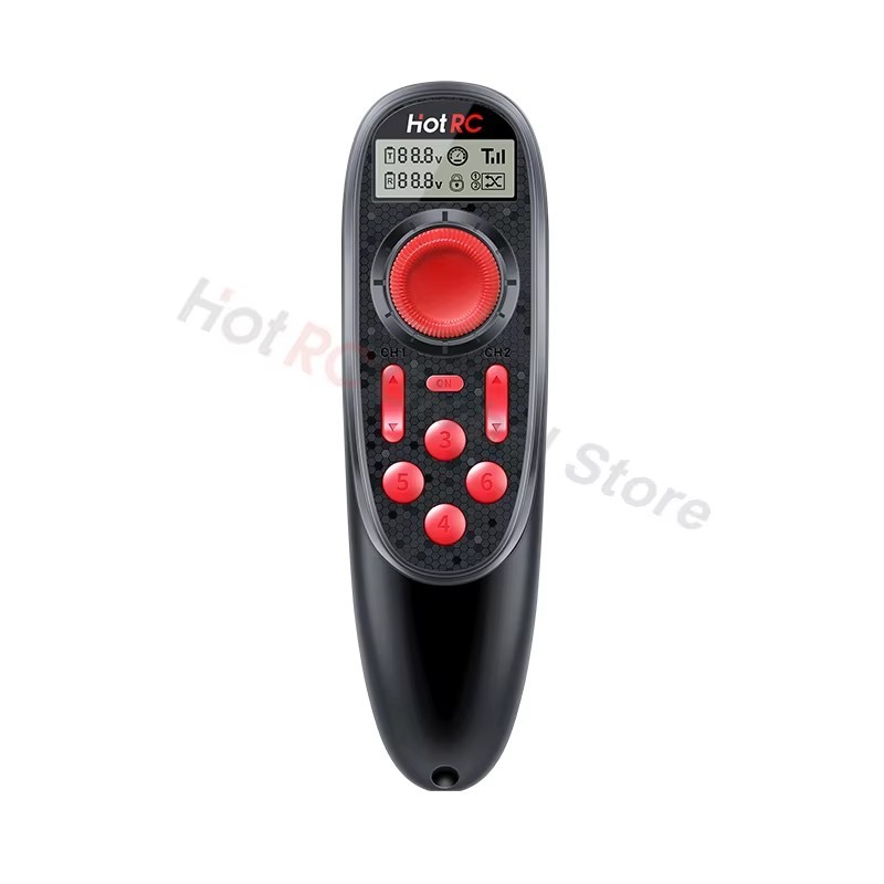 Hotrc RC เรือ DS600 6CH 6 ช่อง 2.4G วิทยุระบบเครื่องส่งสัญญาณรีโมทคอนโทรล DS600 พร้อม 6CH Receiver สําหรับ RC เรือตกปลาเรือของเล่น
