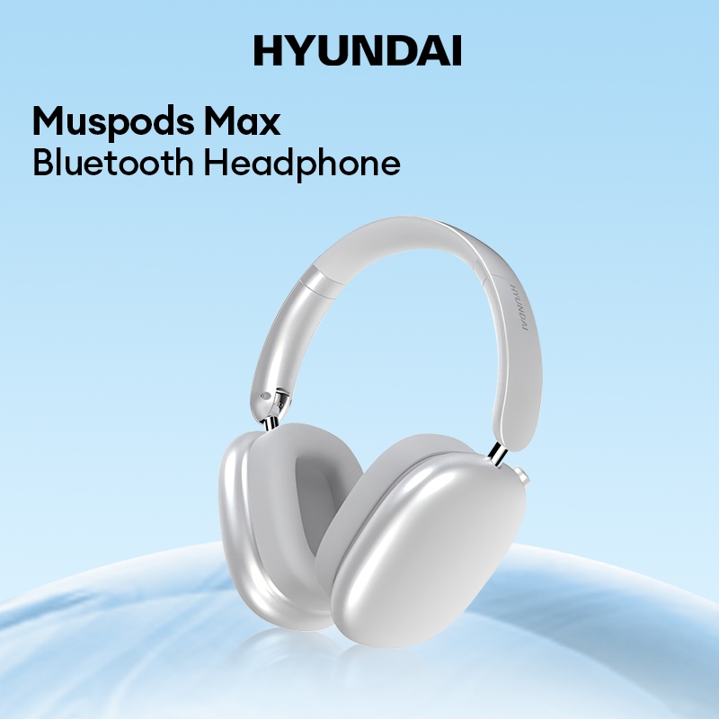 หูฟังบลูทูธ Hyundai MusPods-Max อัจฉริยะกีฬากันน้ํา HD ลดเสียงรบกวนสําหรับเล่นเกม