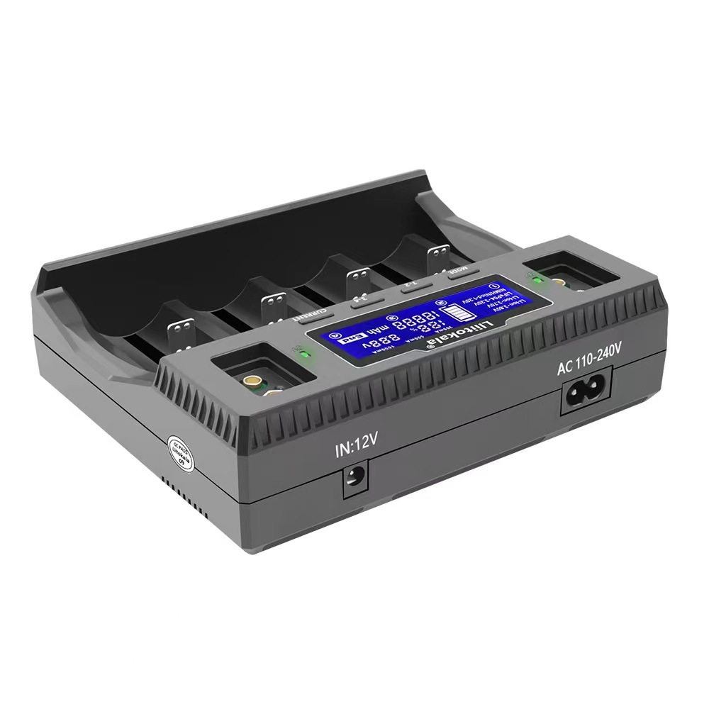 Liitokala Lii-D4XL แบตเตอรี่ชาร์จ,3.7V 18650 18350 18500 21700 26650 1.2V AAA 9V จอแสดงผล LCD แบตเตอรี่ Charger ราคา ถูกที่สุด ดีลบีเคเค แกลเลอรีภาพที่ 8