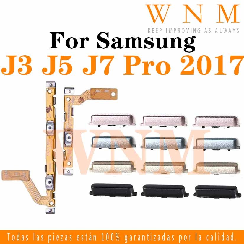 SAMSUNG ใหม่สําหรับSamsung Galaxy J3 J5 J7 Pro 2017 J330 J530 J730 ปุ่มเปิดปิดปุ่มสวิทช์ด้านข้างKey 