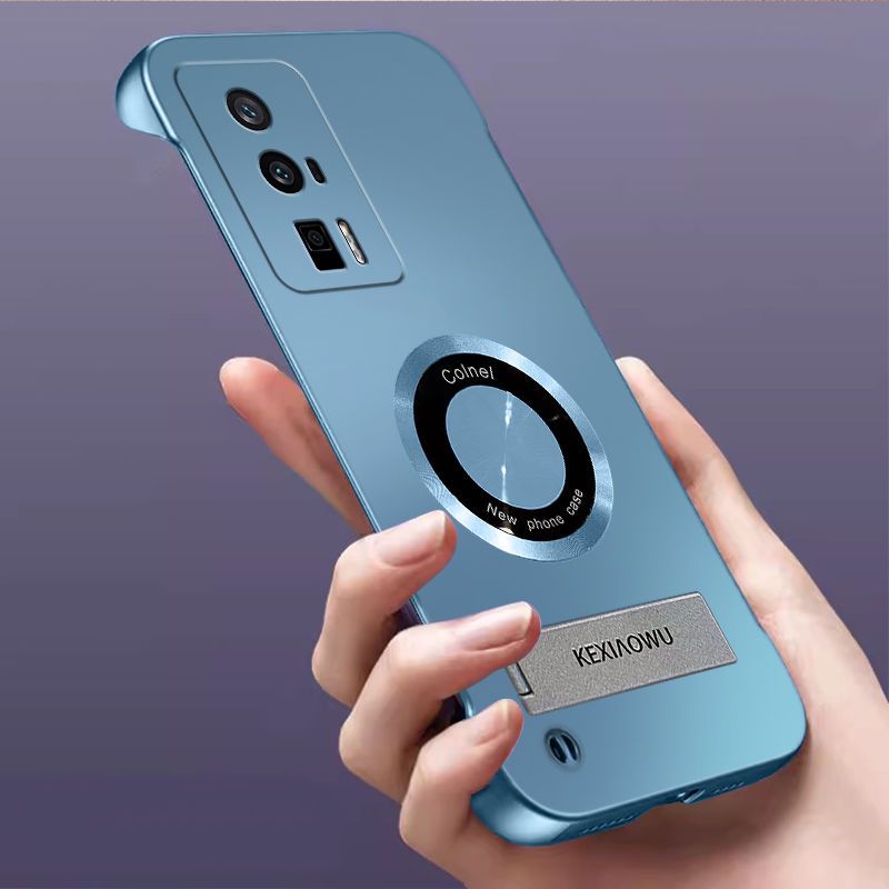 เคสแม่เหล็ก Xiaomi 14 13 12 11 10S Ultra 12T 10S Civi 4 3 2 Pro Hard Frameless ที่วางที่มองไม่เห็นเคสโทรศัพท์