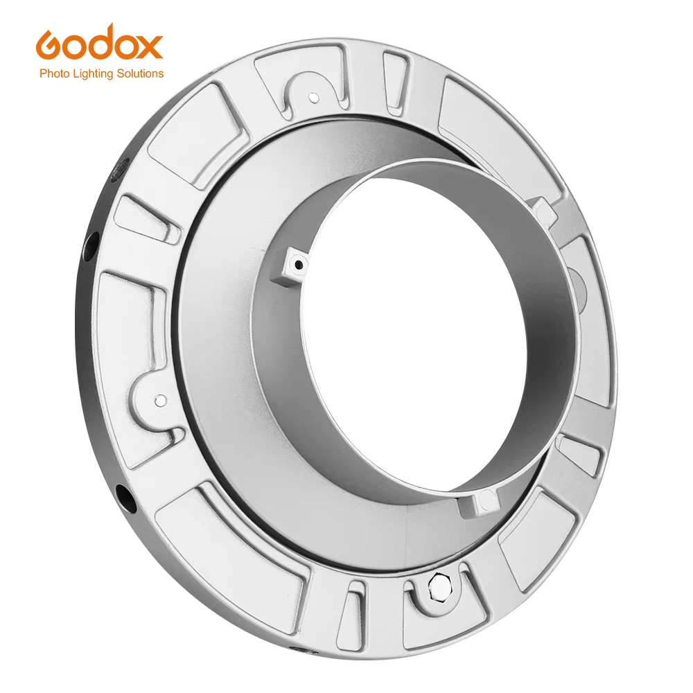 Godox Bowens Mount Softbox แหวนความเร็วอะแดปเตอร์ Speedring Mount 95 มม.สําหรับสตูดิโอแฟลชการถ่ายภาพแสง Slobe กล่องนุ่ม