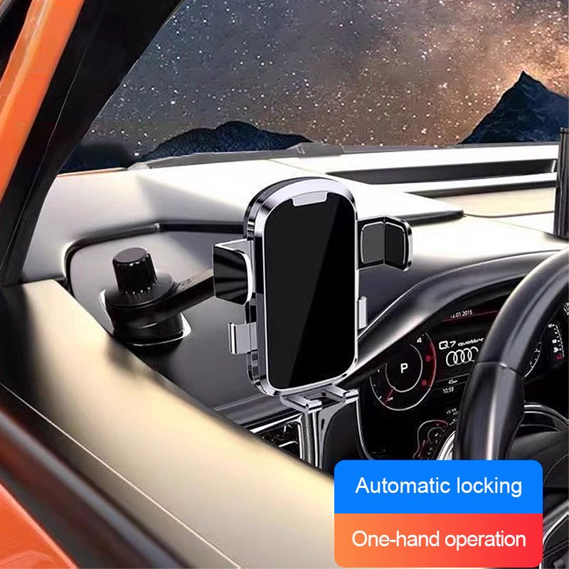 Seametal ที่วางโทรศัพท์ในรถยนต์ หน้าต่างด้านข้างรถยนต์ Aircon Vent ที่วางโทรศัพท์ Navigation Bracket Anti-drop Hook Base ขาตั้งโทรศัพท์